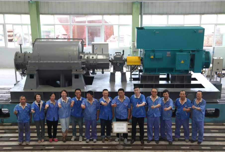 The first single-stage turbine was successfully tested and put into use.