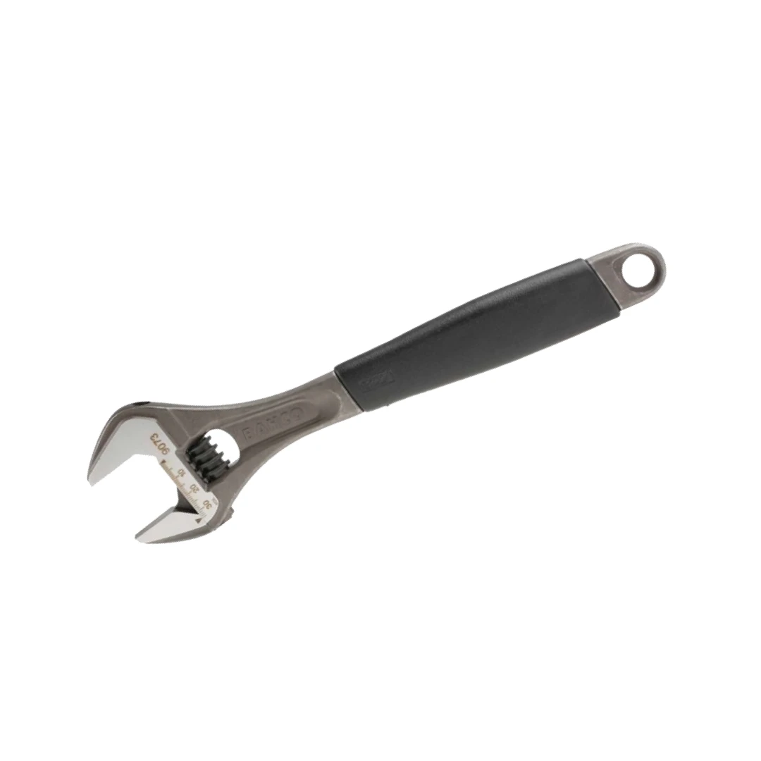 Bahco Adjustable Spanner, 308 mm Overall, 34mm Jaw Capacity, Plastic Handle