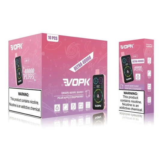 VOPK ULTRA 40000 40K Puffs Double Flavors Disposable Vape With RGD Screen Display vaper