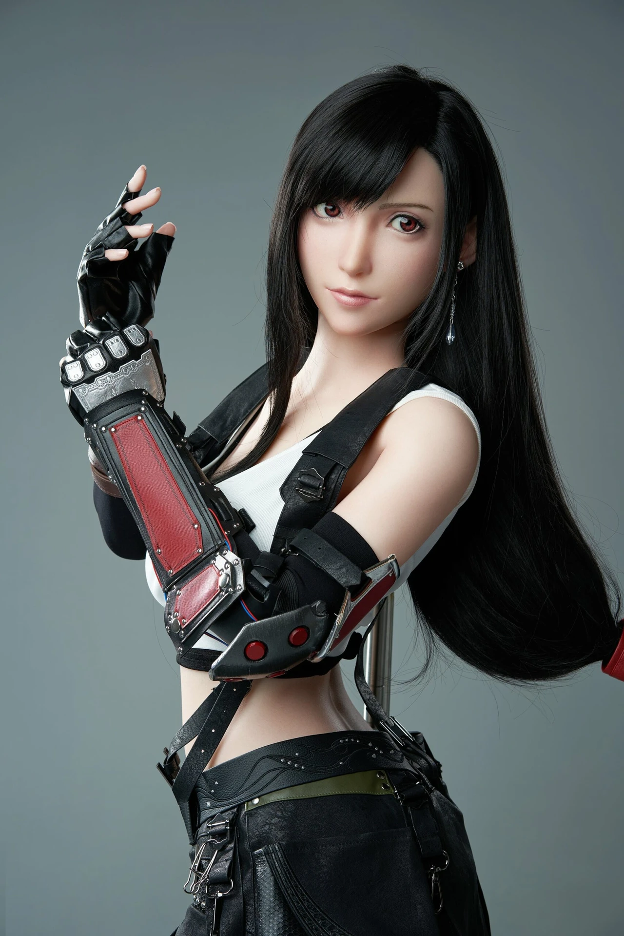 Tifa   Brunette Anime Sex Doll with Silicone Head
