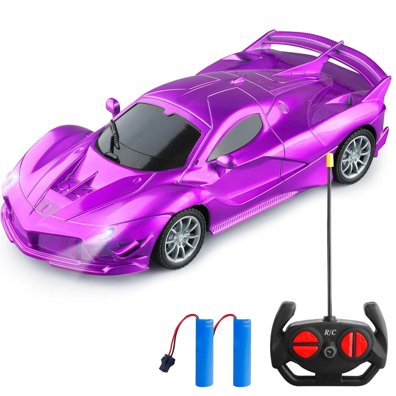 Remote Control Car Toy for Kids 1/18 Scale Electric Racing RC Crawler Car Toy Rechargeable