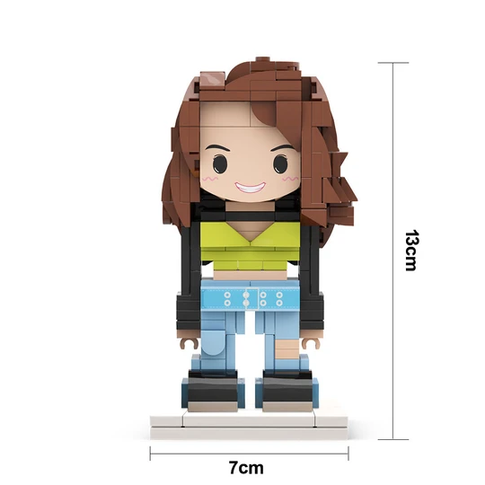 Full Body Customizable 1 Person Custom Brick Figures Small Particle Block Toy Block Lovers Gift