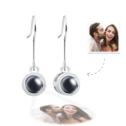 Custom Photo Projection Earring Modern Stylish Pendant Gifts