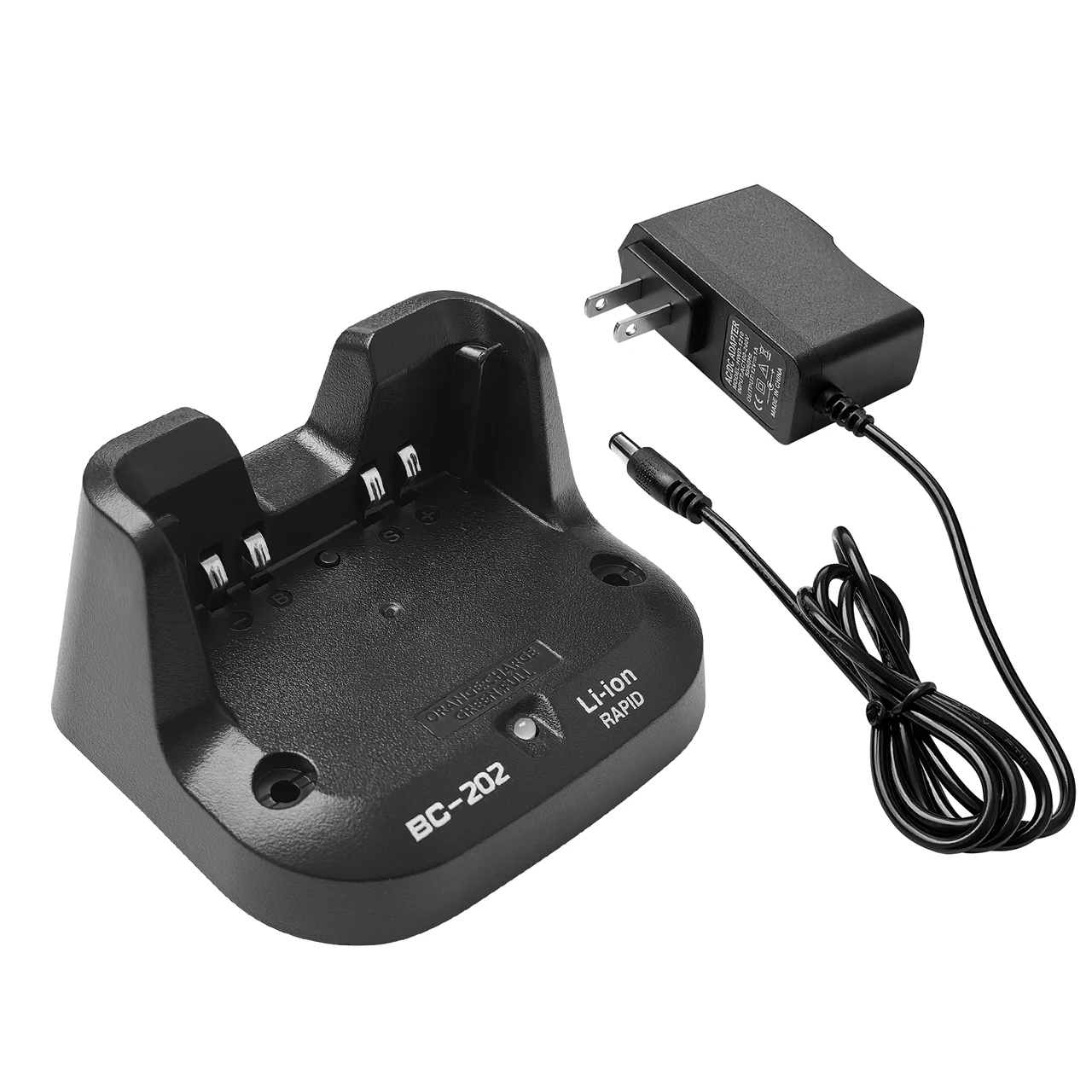 BC-202 Rapid Charger + Power Adapter For ICOM ID-31 ID-51 ID-52 ID-52A ID-52E Radios BP-307 BP-271 BP-272 Battery