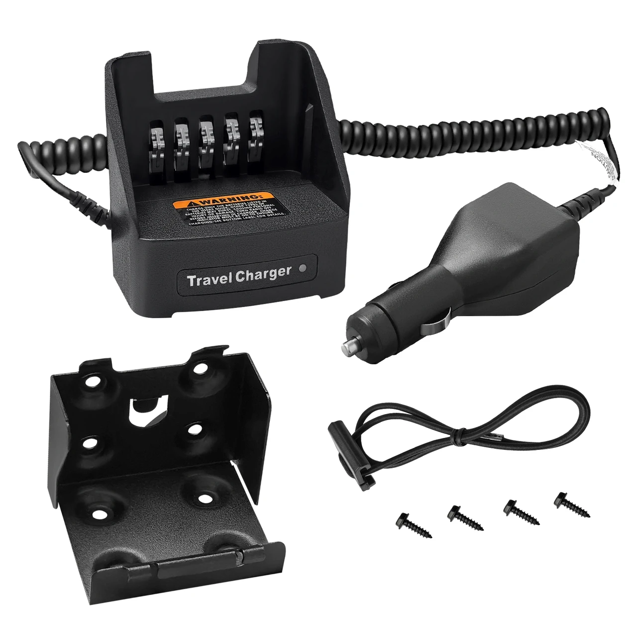 KVC-21 Travel Car Charger Set For Kenwood TK-5210 TK-5310 TK-5410 TK-5220 TK-2180 TK-3180 NX200 NX210 NX5200 NX5300 Radios