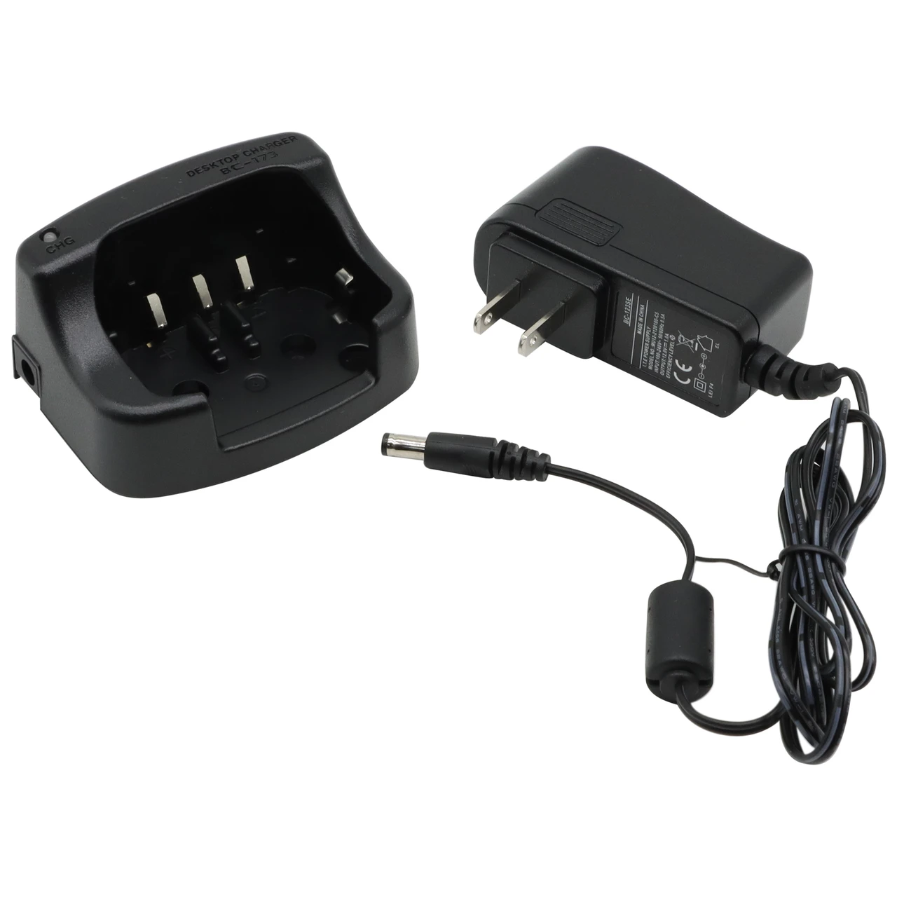 BC-173 Desktop Charger Set For ICOM IC-M33 IC-M34 IC-M35 IC-M36 Radios BP-224 BP-252 Battery