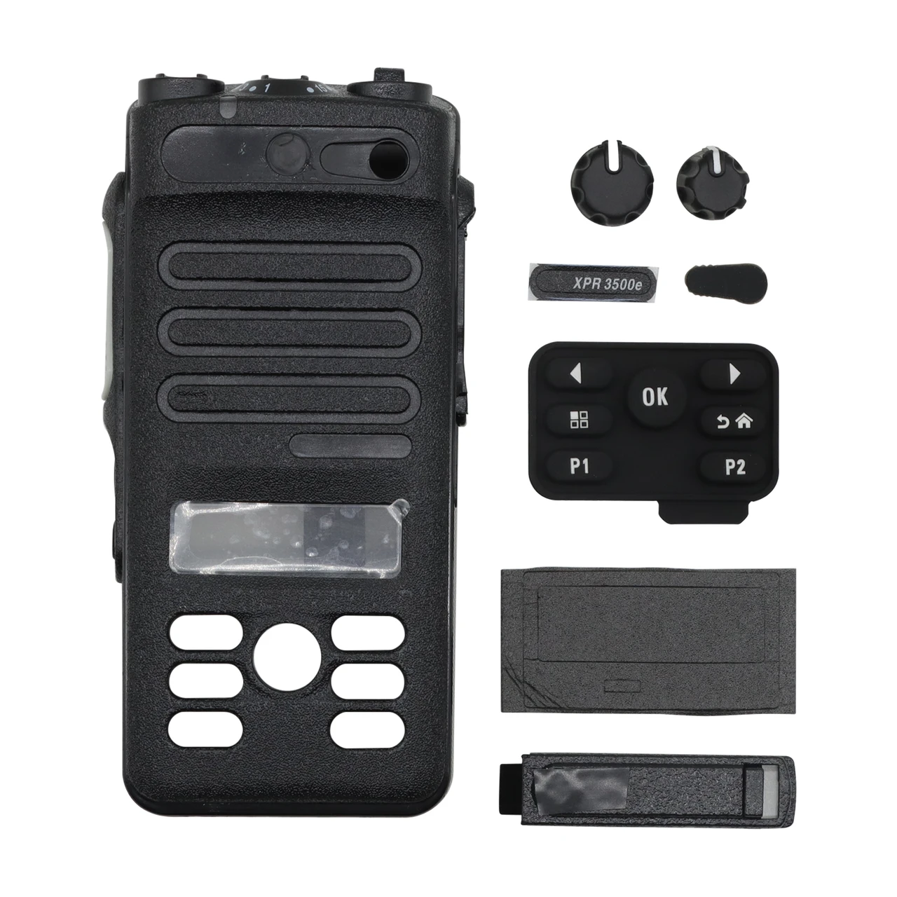 Front Housing Case Cover Repair Kit With Speaker Replacement For Motorola XPR3500e Radio