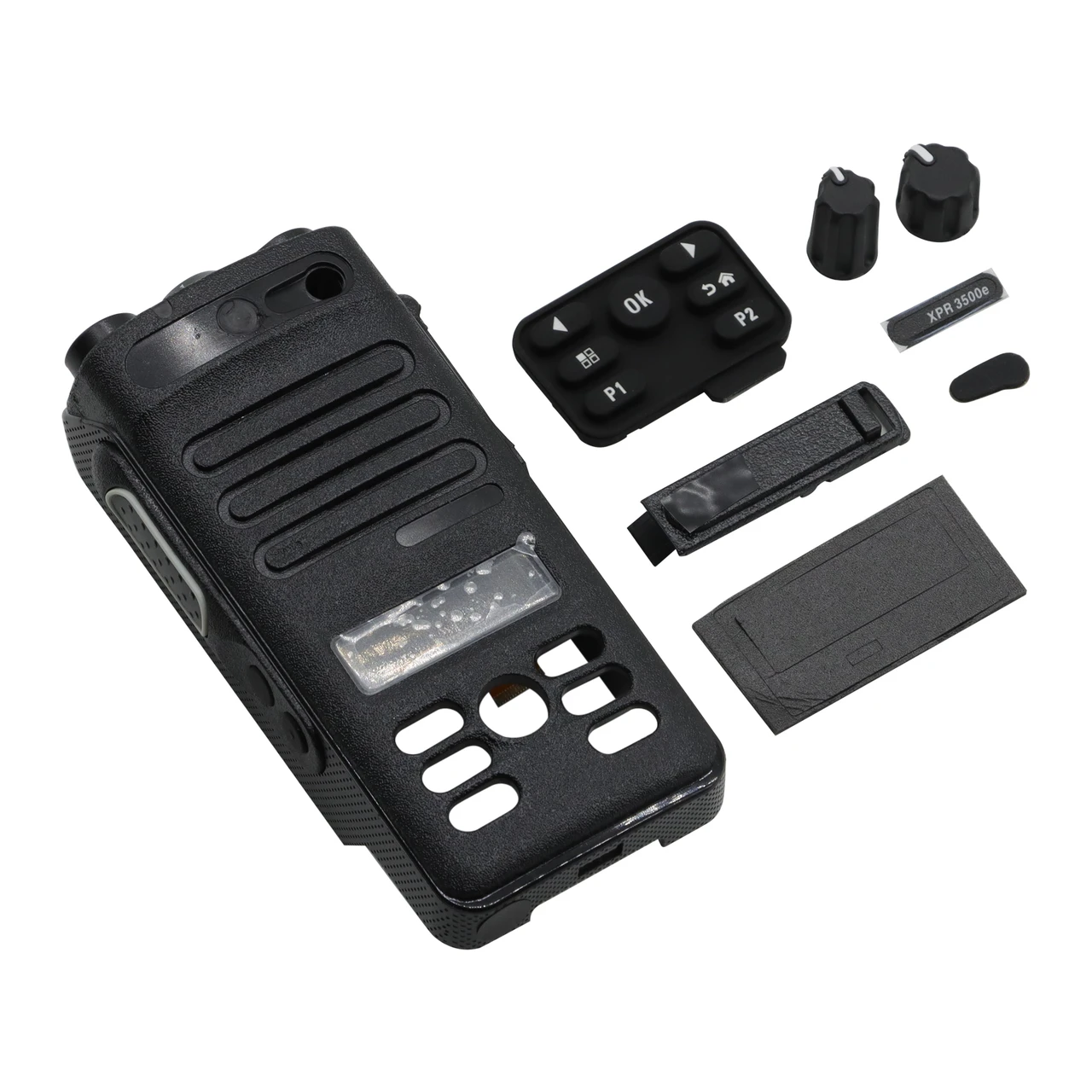 Front Housing Case Cover Repair Kit With Speaker Replacement For Motorola XPR3500e Radio