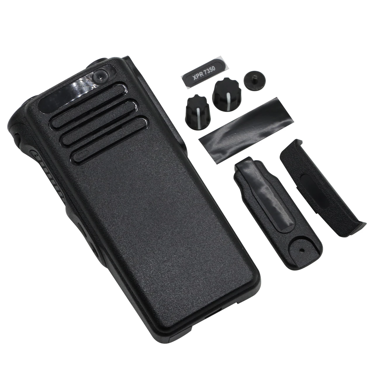 Front Housing Case Cover Repair kit with Speaker Replacement for Motorola XPR7350 XPR7380 Radio