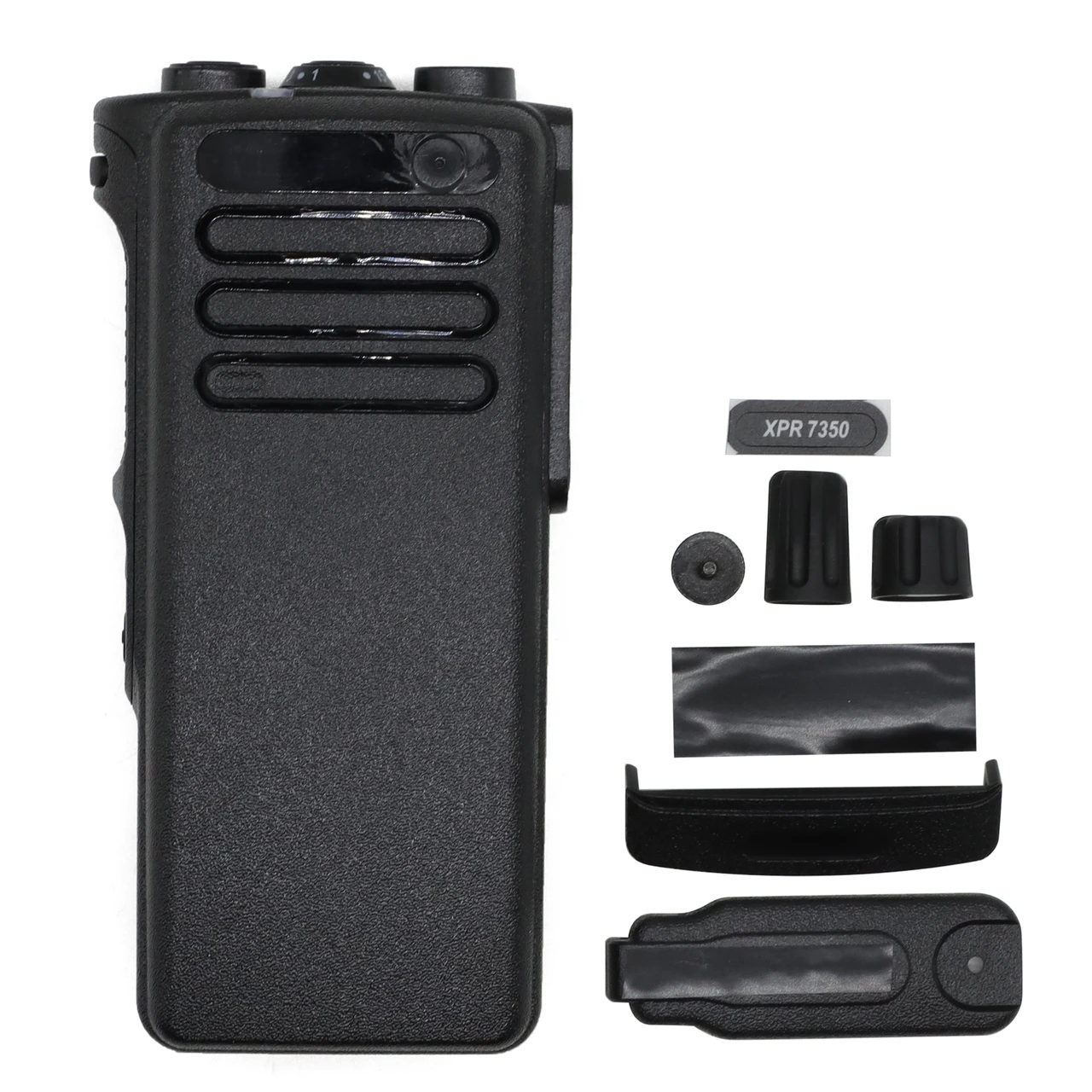 Front Housing Case Cover Repair kit with Speaker Replacement for Motorola XPR7350 XPR7380 Radio