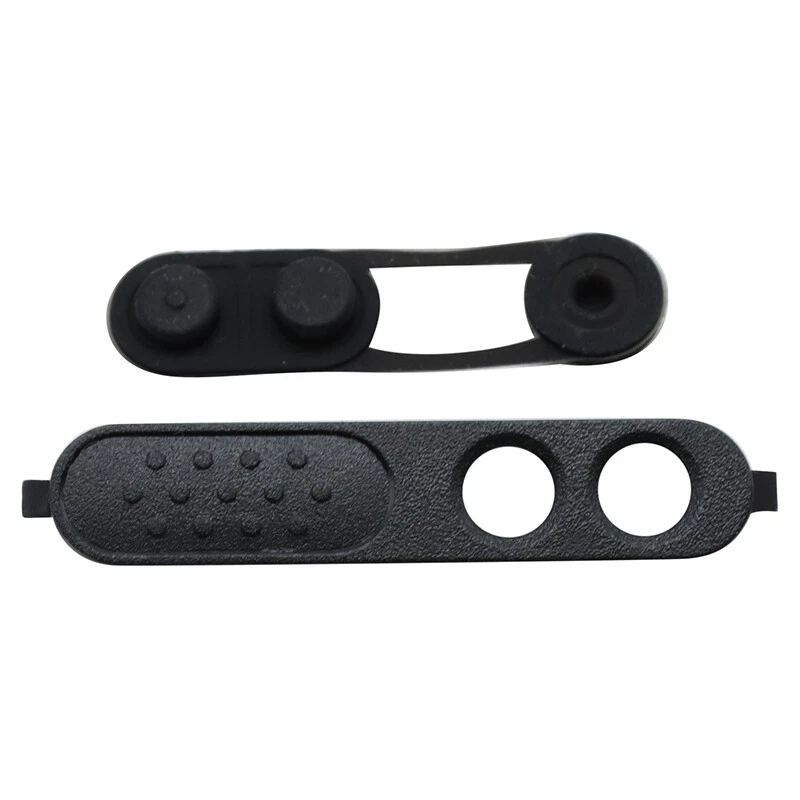 2* PTT Bezel Rubber Button For Motorola CP200d DEP450 DP1400 XIR P3688 Radio