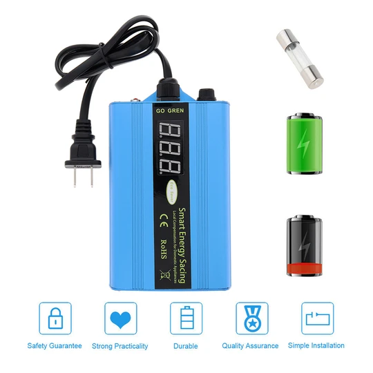 Energy Saving Device Home Smart Power Saver Box Stabilize Voltage Optimize Circuit With LED Display