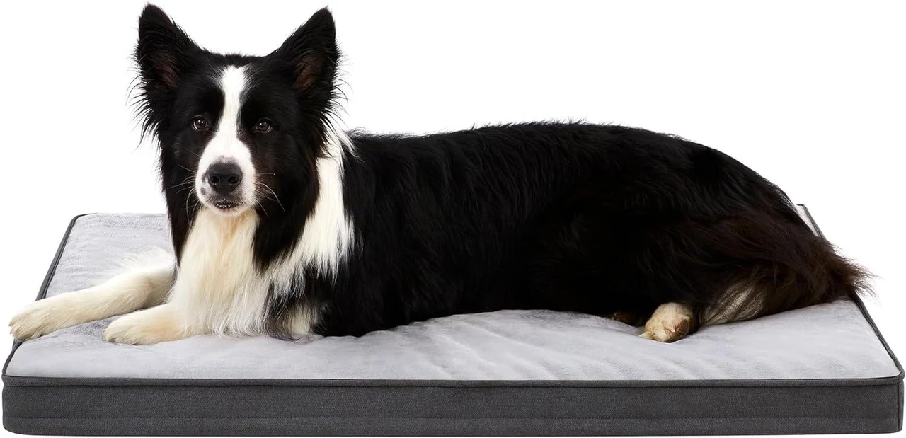 starway Large Dog Beds for Medium Dogs with Removable Cover, 2 in 1 Waterproof Pet Bed Mattress for Dogs and Cats Washable warm and Cool Covers, 34"