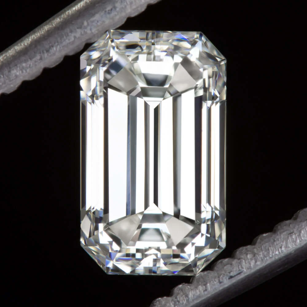 1.40ct GIA CERTIFIED H VS1 DIAMOND EMERALD CUT NATURAL ENGAGEMENT LOOSE STEP CUT