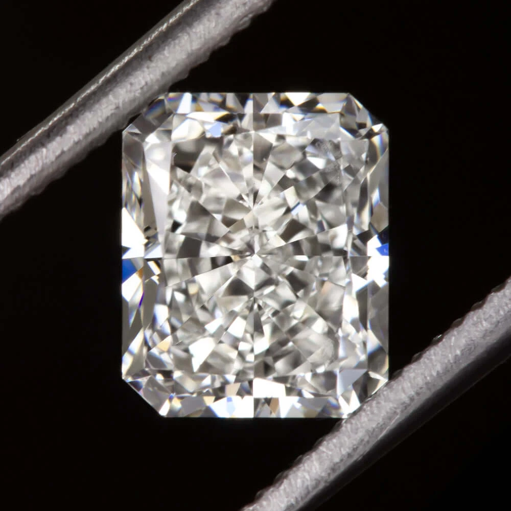 1 CARAT GIA CERTIFIED H SI2 CLEAN RADIANT CUT DIAMOND LOOSE NATURAL ELONGATED