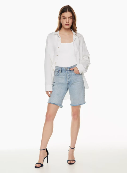 The Yoko Hi-Rise Long Jean Short