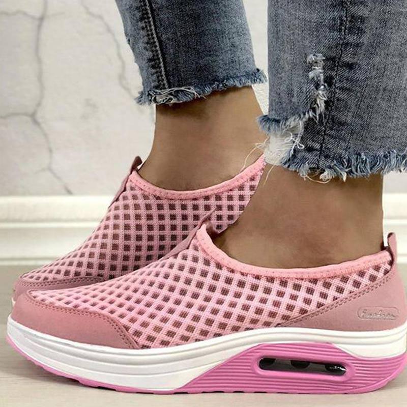 Women's Breathable Air Cushion Tennis Sneakers