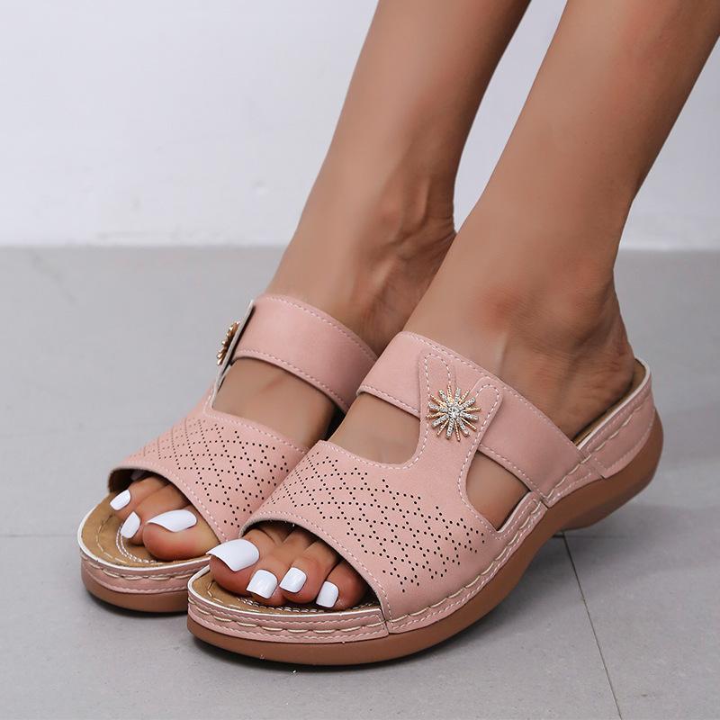 Fashion non-slip sandals with diamonds1