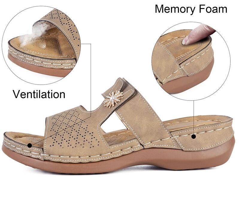 Fashion non-slip sandals with diamonds1