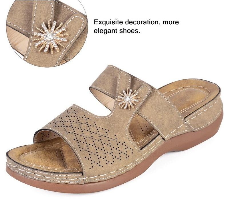 Fashion non-slip sandals with diamonds1