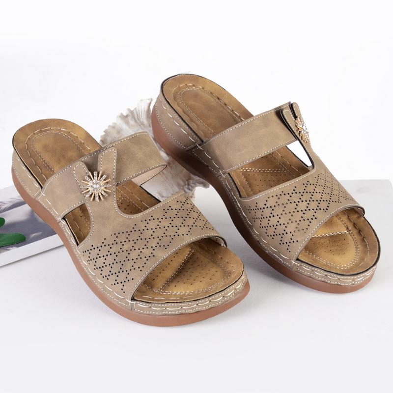 Fashion non-slip sandals with diamonds1