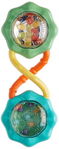 Bright Starts Oball Shaker Rattle Toy, Ages Newborn +