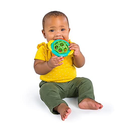 Bright Starts Oball Shaker Rattle Toy, Ages Newborn +