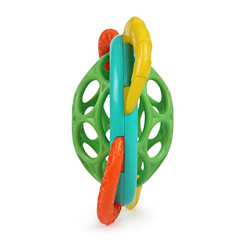 Bright Starts Oball Shaker Rattle Toy, Ages Newborn +