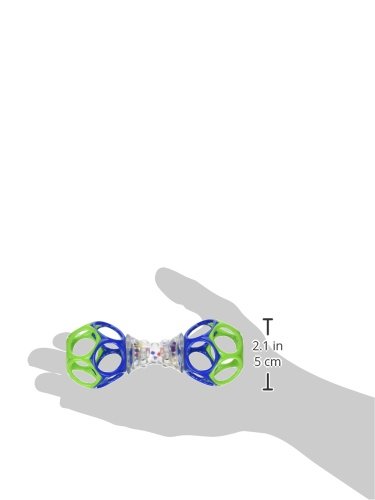 Bright Starts Oball Shaker Rattle Toy, Ages Newborn +