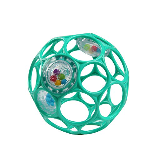 Bright Starts Oball Shaker Rattle Toy, Ages Newborn +