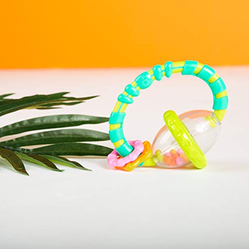 Bright Starts Oball Shaker Rattle Toy, Ages Newborn +