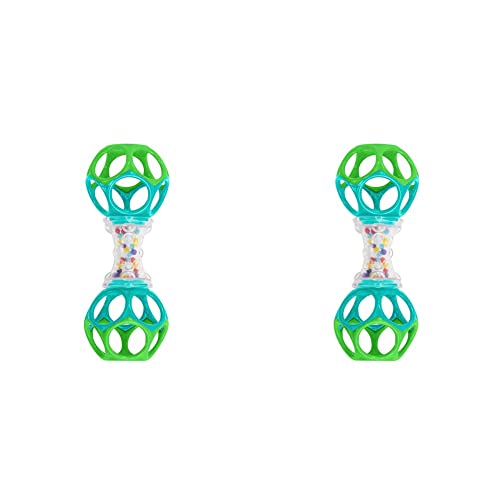 Bright Starts Oball Shaker Rattle Toy, Ages Newborn +