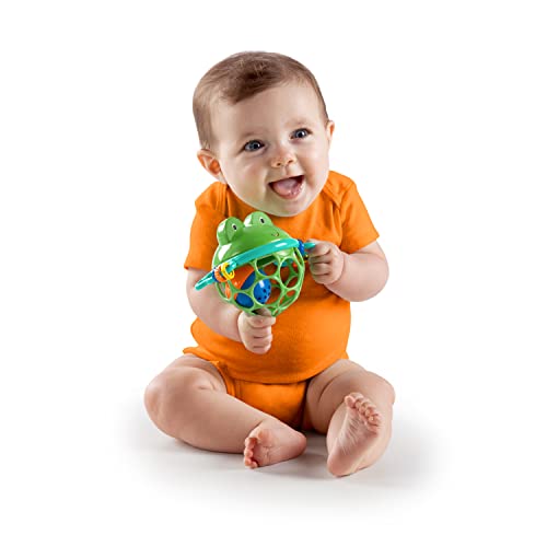 Bright Starts Oball Shaker Rattle Toy, Ages Newborn +