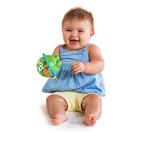 Bright Starts Oball Shaker Rattle Toy, Ages Newborn +