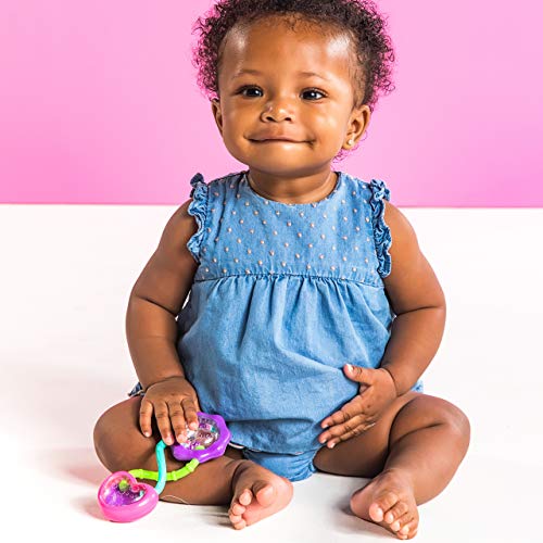 Bright Starts Oball Shaker Rattle Toy, Ages Newborn +
