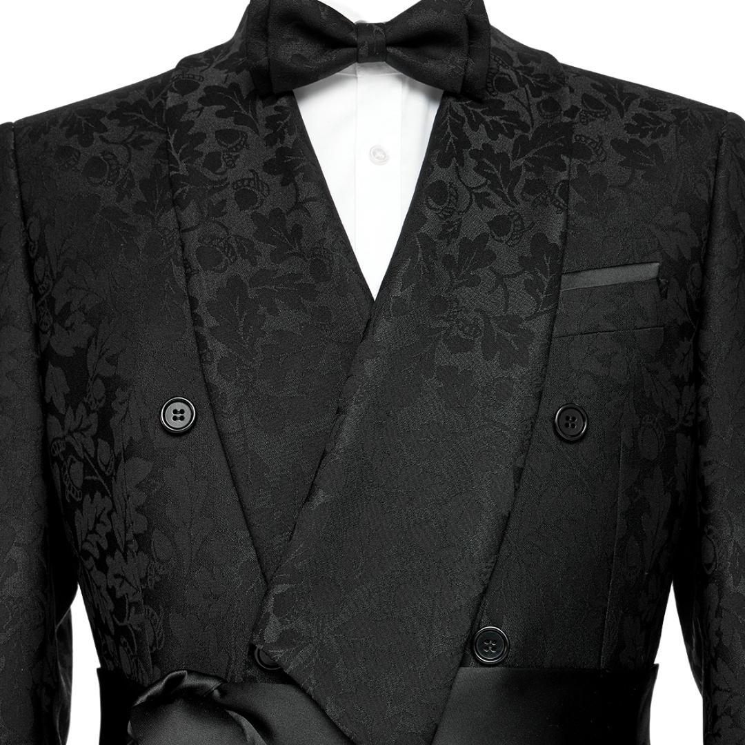Ivory Shawl Lapel 2 Piece Close Fitting Wedding Suit