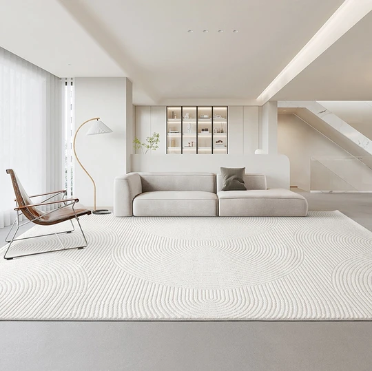 Organic Stripe Looped Bath Rug