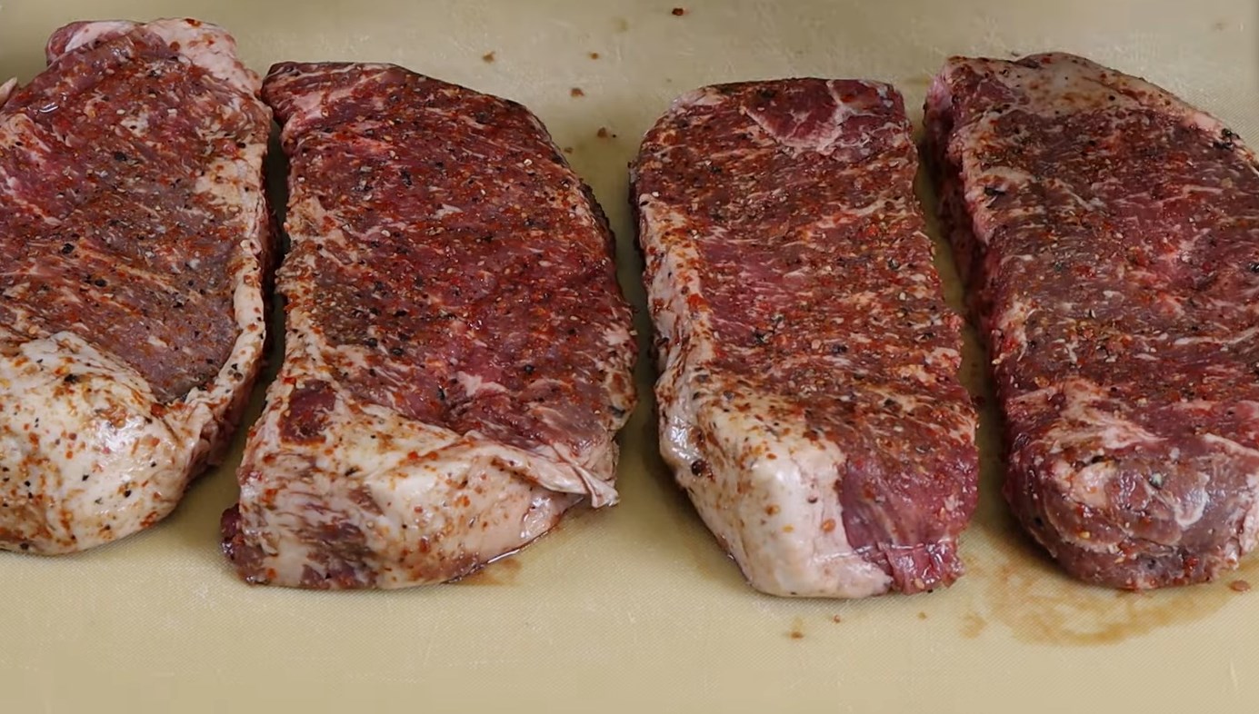 Grill Steaks with a Smokeless Fire Pit