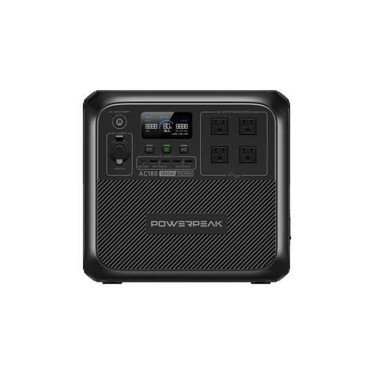 AC180 Solar Portable Power Station | 1,800W 1152Wh