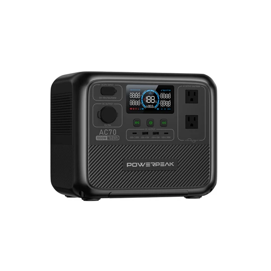 AC70 Portable Power Station | 1000W 768Wh