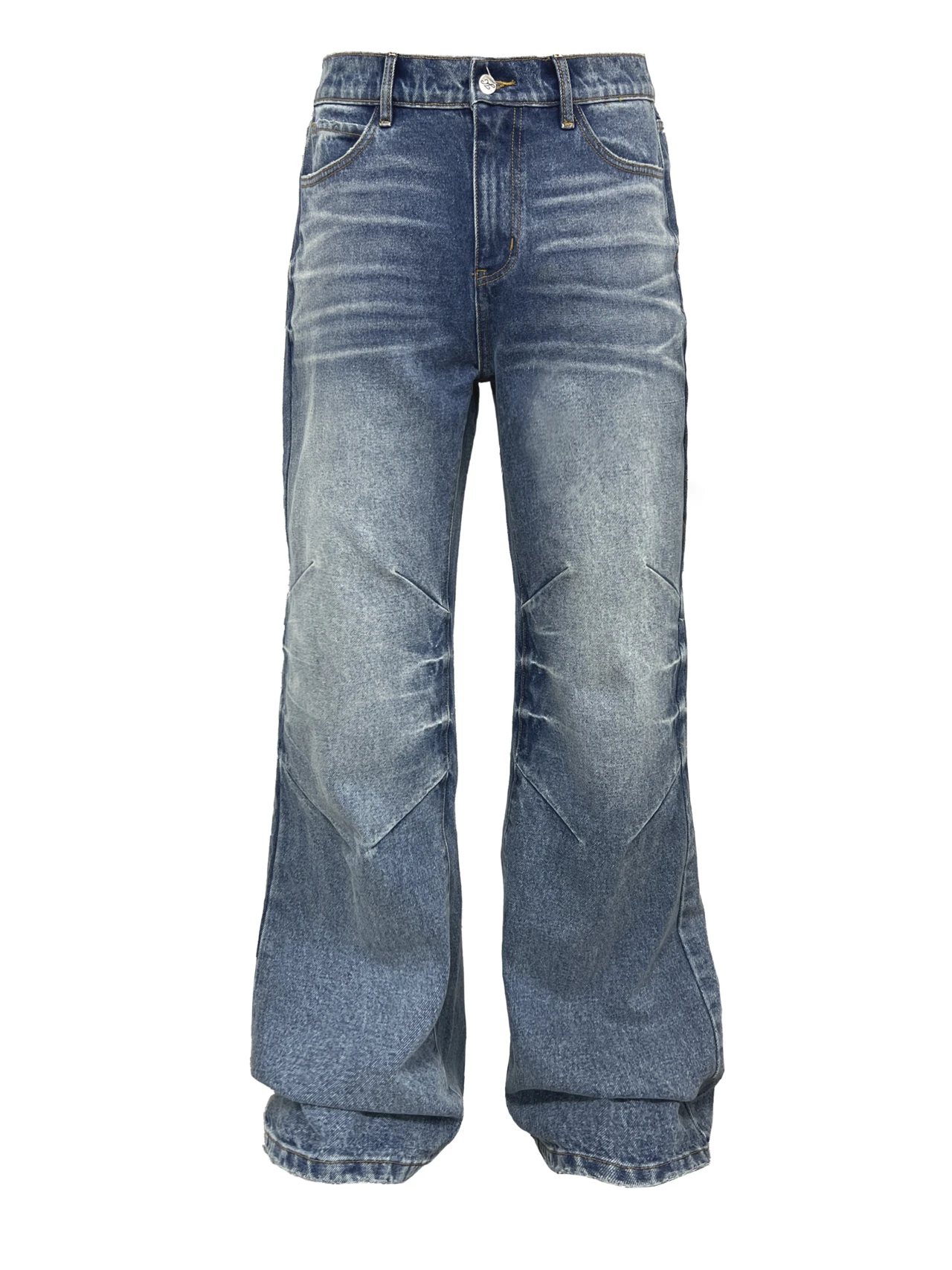 JCAESAR DENIMS women ジーンズ JCAESAR Jeans - Bone-Rubbed Distressing with Sculpted
