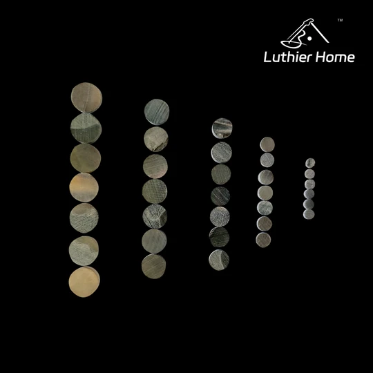 50Pcs Black Shell inlay dots