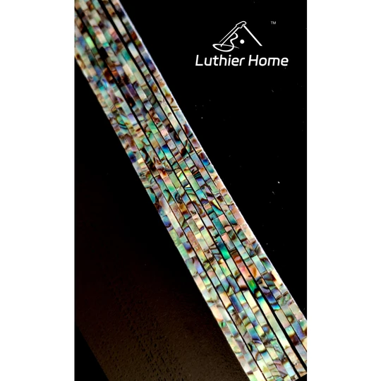 6*Strings Colorful Green Abalone Flexible Inlay Purfling 