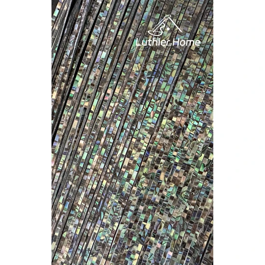 6*Strings Colorful Green Abalone Flexible Inlay Purfling 