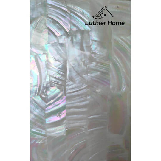 2Pcs White Peal Shell Veneer  3A grade 