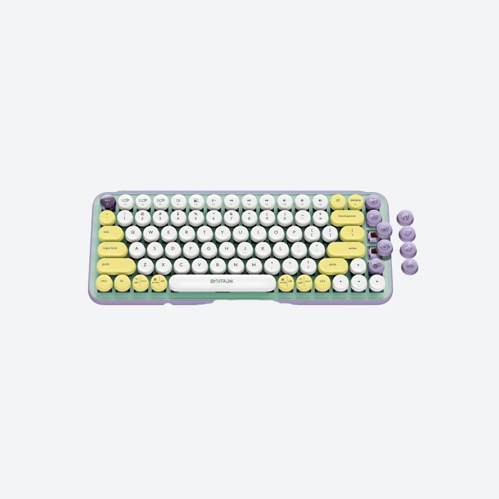 Digitron Keyboard with Emoji Keys