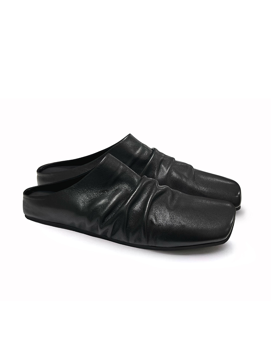 JCAESAR MULES SLIDE MULES牛革スリッパ レザー スリッパ