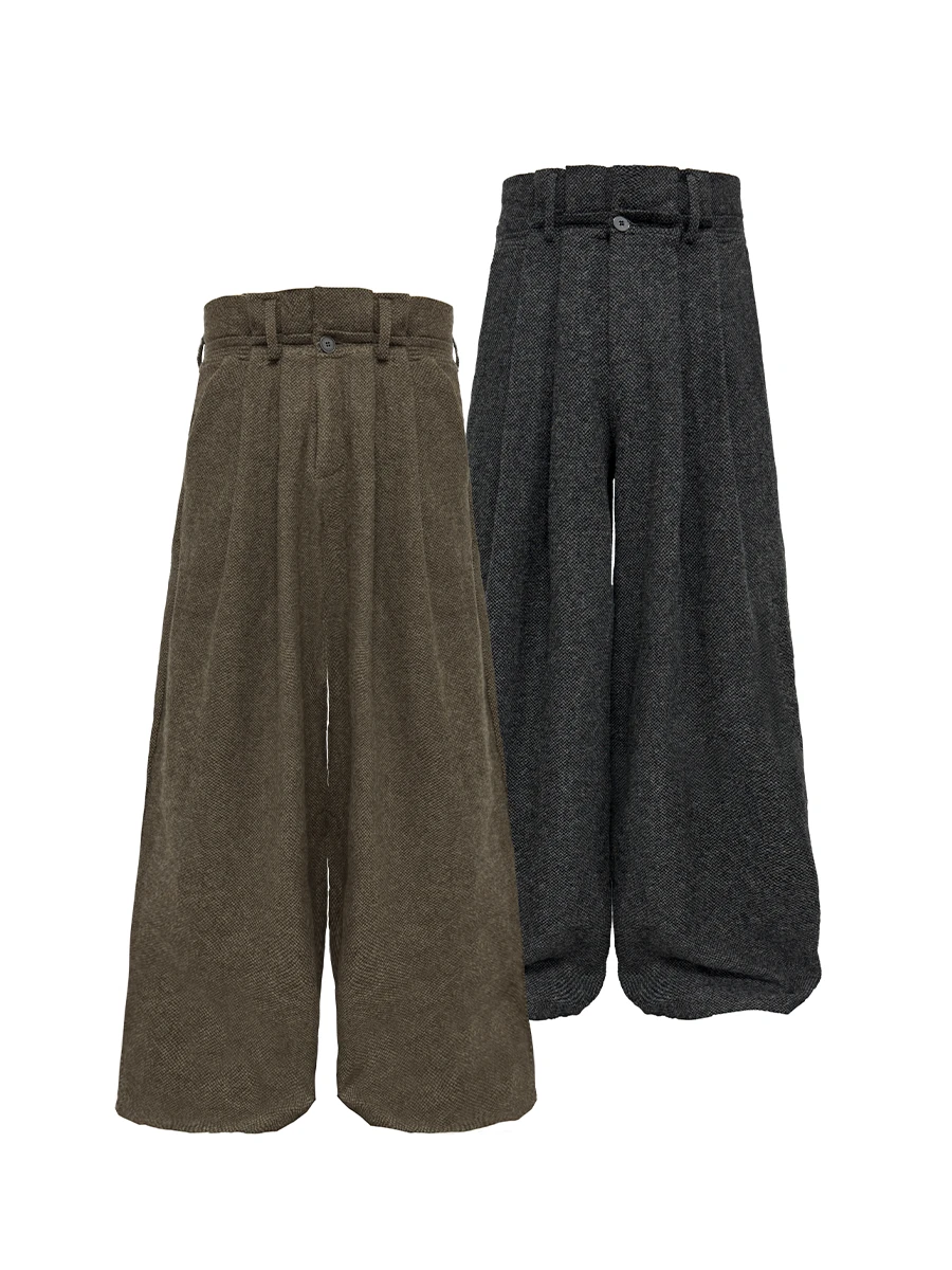 JCAESAR WOOL PANTS