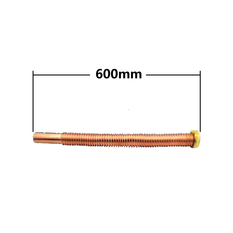 VAKNZ Bathtub Copper Drain pipe flexible drain pipe waste drain pipe for bathtub drain pipes