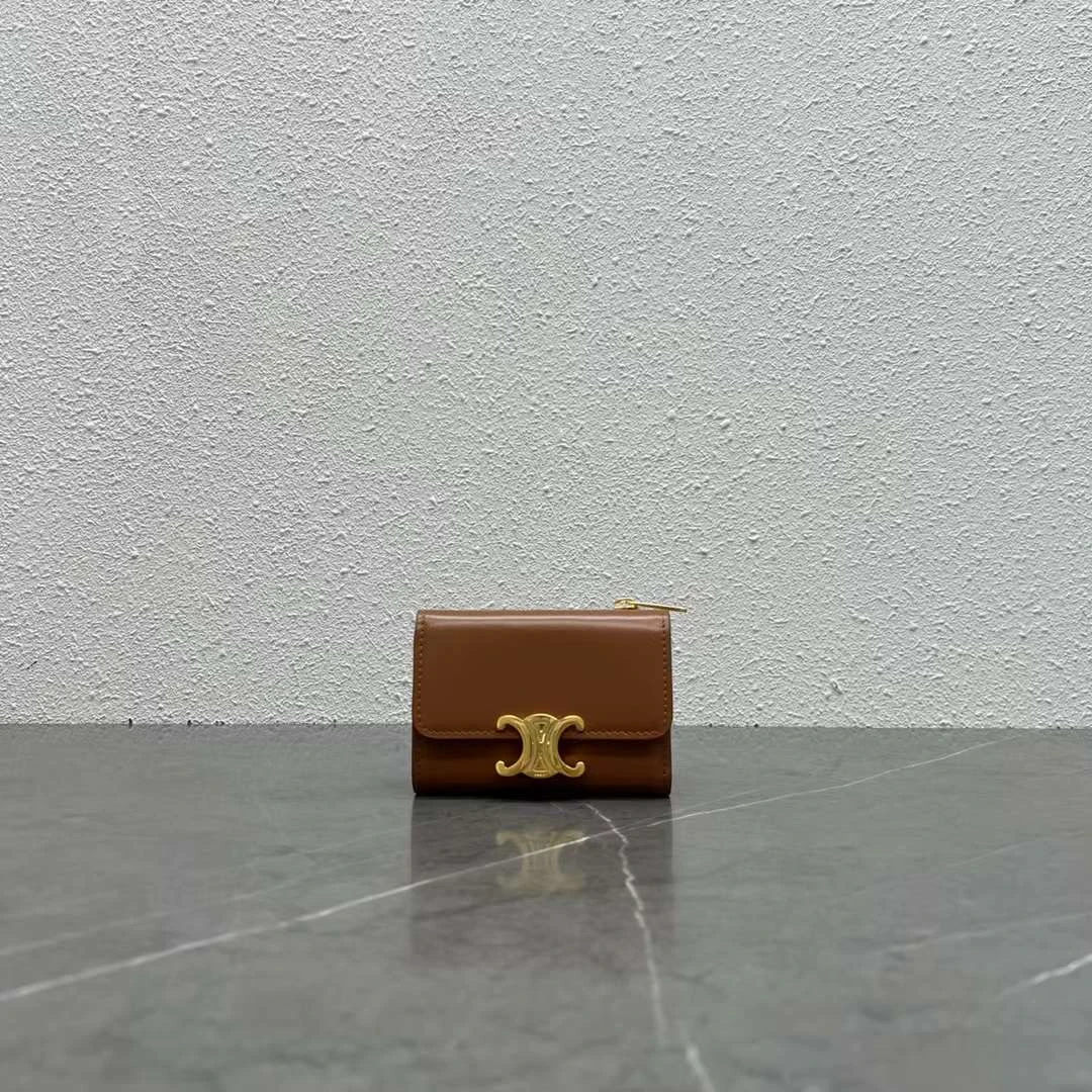 Celine Compact Wallet Triomphe